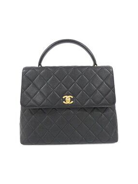 Chanel Vintage Bag Handbag Black